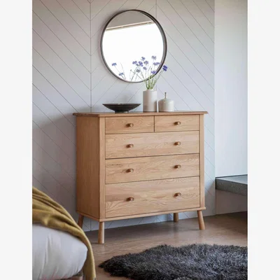 Marks & Spencer Gallery Direct Wycombe 5 Drawer Chest - Brown, Brown