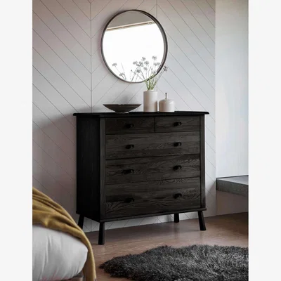 Marks & Spencer Gallery Direct Wycombe 5 Drawer Chest - Black, Black