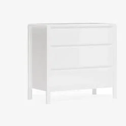 Marks & Spencer M&S  Loxton Gloss 3 Drawer Chest - White, White