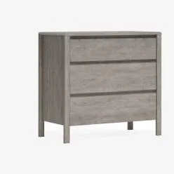 Marks & Spencer M&S  Loxton 3 Drawer Chest - Light Grey, Light Grey