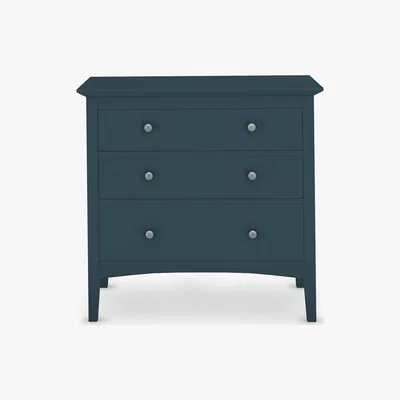 Marks & Spencer M&S Hastings Mid-Blue 3 Drawer Chest - 1SIZE - Mid Blue, Mid Blue