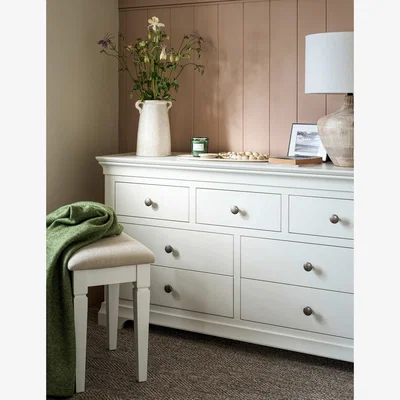 Marks & Spencer Cotswold Company Chantilly 7 Drawer Wide Chest White