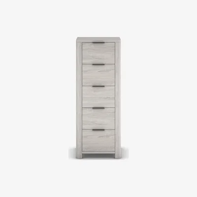 Marks & Spencer M&S Cora Tall 5 Drawer Chest - 1SIZE - Grey, Grey