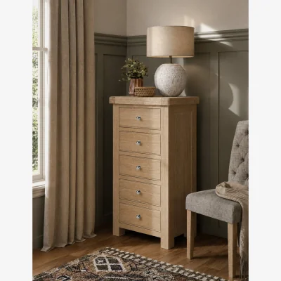 Marks & Spencer Corndell Normandy Oak Tallboy Neutral