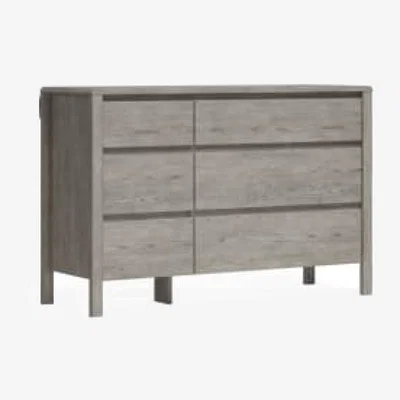 Marks & Spencer M&S  Loxton 6 Drawer Chest - Light Grey, Light Grey