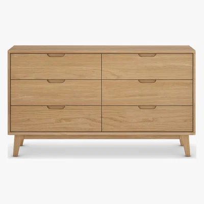 Marks & Spencer M&S Nord Wide 6 Drawer Chest - 1SIZE - Oak, Oak