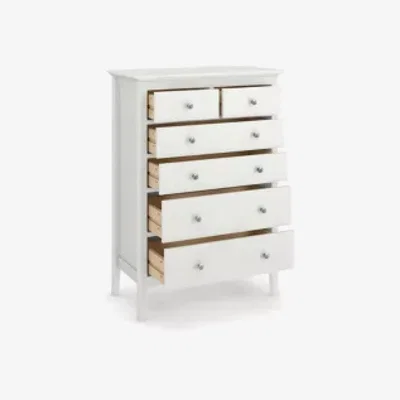 Marks & Spencer M&S Hastings 6 Drawer Chest - Soft White, Soft White,Grey,Mid Blue,Dark Grey