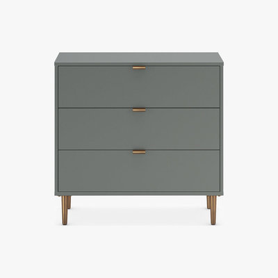 Marks & Spencer M&S Quinn 3 Drawer Chest - 1SIZE - White, White,Grey