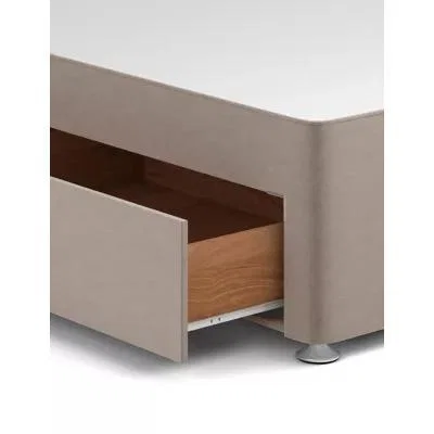 Marks & Spencer M&S Classic firm top 1+1 drawer divan 3ft - RH - Mink, Mink