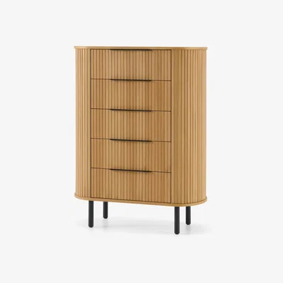 Made.com Tambo Tall Chest, Oak
