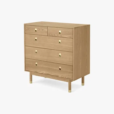 Made.com Fizzy Chest of Drawers, Ash & Brass