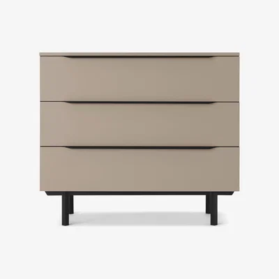 Made.com Damien Chest of Drawers, Cappuccino & Black