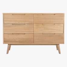 Made.com Jenson Wide Chest of Drawers, Oak