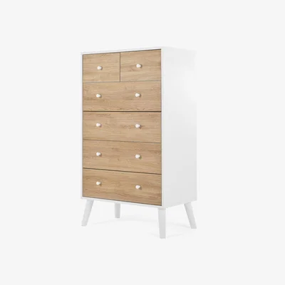 Made.com Larsen Tallboy, Oak & White