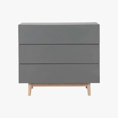 Maisons du Monde Vintage Chest of Drawers in Grey Artic
