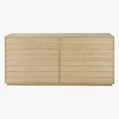 Maisons du Monde Double 6-Drawer Chest of Drawers Sand