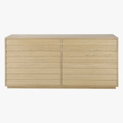 Maisons du Monde Double 6-Drawer Chest of Drawers Sand
