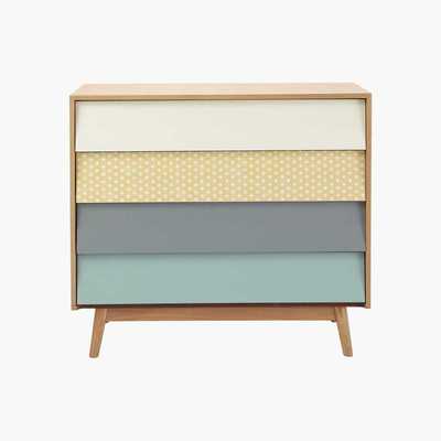Maisons du Monde Vintage Multicoloured 4-Drawer Chest Fjord