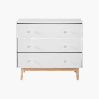 Maisons du Monde White 3-Drawer Chest Joy