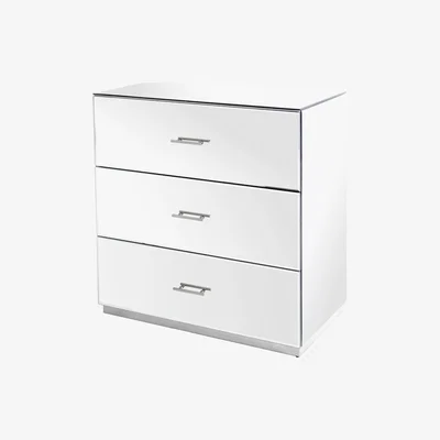 My Furniture Harper Chest of Drawers – Silver Details