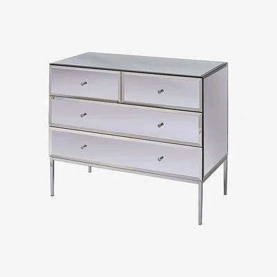 My Furniture Stiletto Toughened Mirror Chest of Drawers