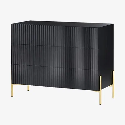 My Furniture Lexington Black Chest of Drawers