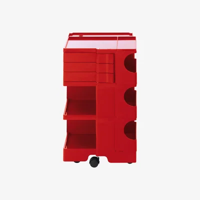 Made in Design Boby Dresser - H 73 cm - 3 drawers by B-LINE Red
