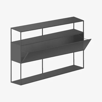 Made in Design Tristano Dresser - / With LED lighting - L 150 x H 103 cm by Zeus Grey