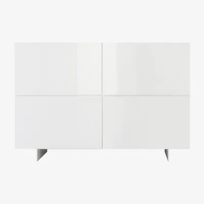 Made in Design Uni Dresser - / 4 doors - L 180 x H 122 cm by Cappellini White