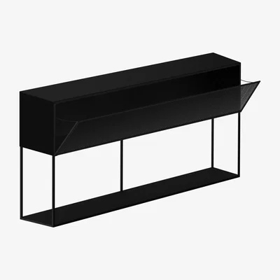 Made in Design Tristano Dresser - / L 150 x H 82 cm - Steel by Zeus Black