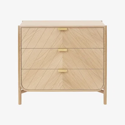 Made in Design Marius Chest of drawers - L 100 x H 90 cm by Hartô Natural wood