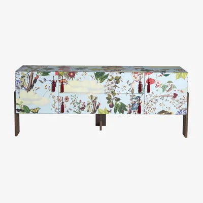 Made in Design Ziqqurat Dresser - / L 246 x H 95 cm by Driade Blue/Multicoloured