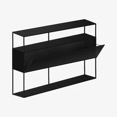 Made in Design Tristano Dresser - / With LED lighting - L 150 x H 103 cm by Zeus Black