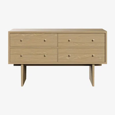 Made in Design Private Dresser - / L 160 cm - 4 drawers by Gubi Natural wood