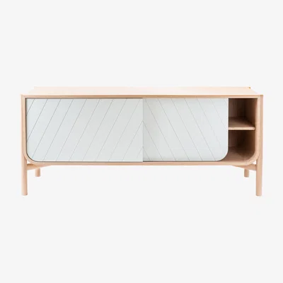 Made in Design Marius Dresser - W 155 cm by Hartô Grey/Natural wood