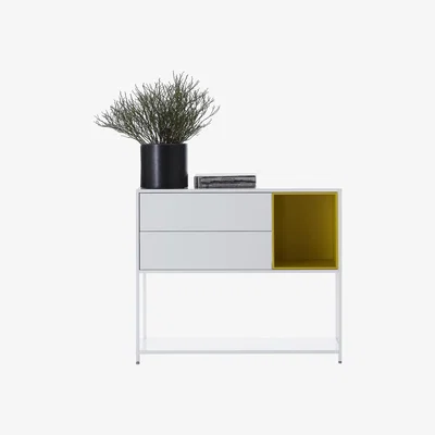 Made in Design Minima Crate - / 2 drawers - W 60 cm by MDF Italia White