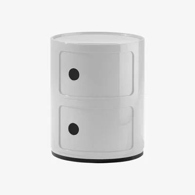 Made in Design Componibili Storage - 2 elements by Kartell White
