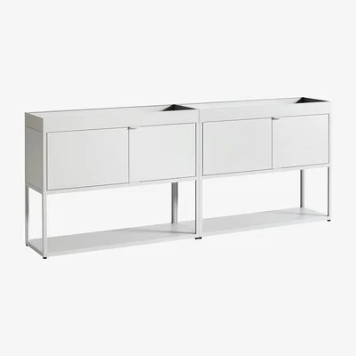 Made in Design New Order Dresser - / Metal - L 200 x H 79.7 cm by Hay Grey