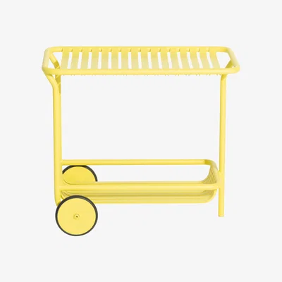 Made in Design Week-End Dresser - / Aluminium - Casters by Petite Friture Yellow