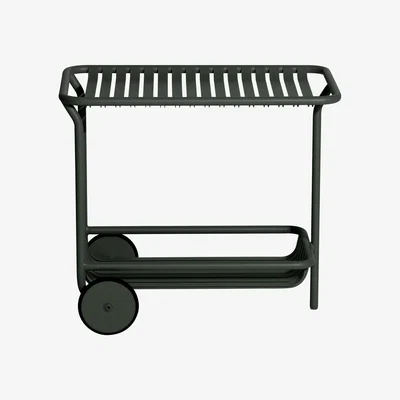 Made in Design Week-End Dresser - / Aluminium - Casters by Petite Friture Green