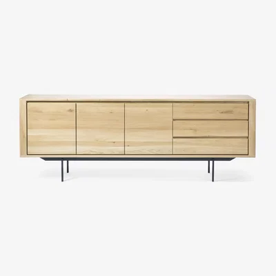 Made in Design Shadow Dresser - / Solid oak L 224 cm / 3 doors & 3 drawers by Ethnicraft Natural wood