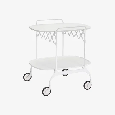 Made in Design Gastone Dresser - / Folding - 68 x 62 cm / Matt version by Kartell White