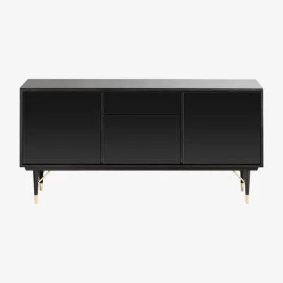 Made in Design Enfilade Miroir Dresser - / Lacquered - L 159 x H 79 cm by RED Edition Black