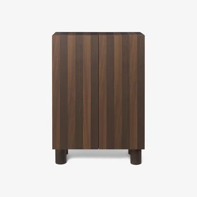 Made in Design Post Storage - / L 92 x H 134 cm -  Hand-made marquetry by Ferm Living Natural wood