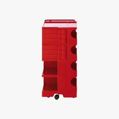 Made in Design Boby Dresser - H 94 cm - 6 drawers by B-LINE Red