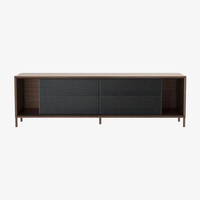 Made in Design Gabin Dresser - / TV stand - L 162 - Oak & metal by Hartô Grey