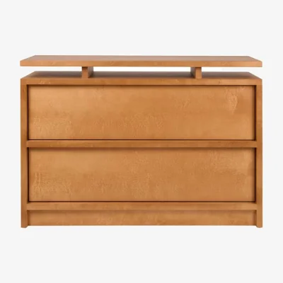 Made in Design Ratio Chest of drawers natural wood / W 100 x D 35 x H 70 - Frama