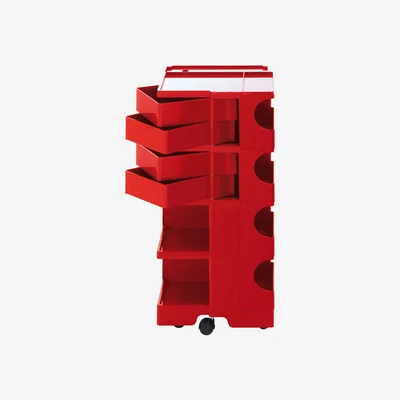 Made in Design Boby Trolley - H 94 cm - 4 drawers by B-LINE Red