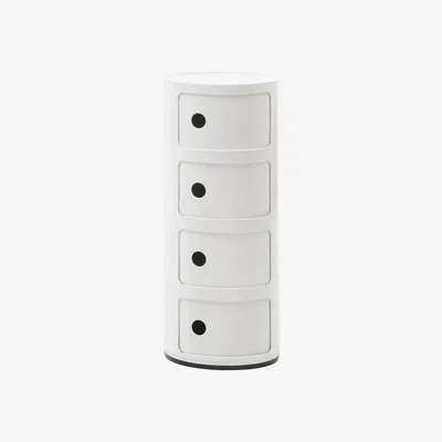 Made in Design Componibili Storage - 4 drawers - H 77 cm by Kartell White