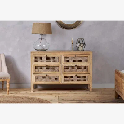 Nkuku Nkuku Kanz Mango Wood Chest Of Drawers | Storage Furniture | Natural